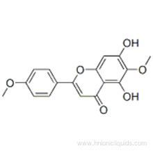 4H-1-Benzopyran-4-one,5,7-dihydroxy-6-methoxy-2-(4-methoxyphenyl)- CAS 520-12-7